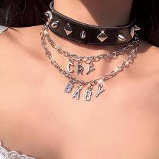 Cadenas de plástico utilizadas principalmente para la manipulación de cajas y de fácil limpieza. Ins Hot Daddy Collares De Cadenas De Angel Para Mujer Gargantilla De Acero Inoxidable Con Letras A La Moda Cadena De Cuentas De Plata De Estilo Punk Collares De Cadena Aliexpress