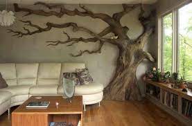 Because of the intense weather, i try to make things as comfortable as possible with my outdoor decor. Love The 3d Tree On The Wall For A Nature Themed Nursery Home Decor Home Interior
