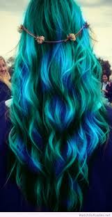 Mermaid Hair Look Goruntuler Ile Sac Renkleri Sac Mavi Sac Renkleri