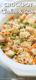 Crockpot Chicken And Rice Family Favorite Spend With Pennies