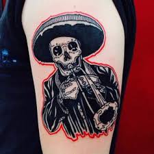 @tattoo.artists #tattooartists for a chance to be featured. Dia De Muertos 10 Skeletal Mariachi Tattoos Tattoodo