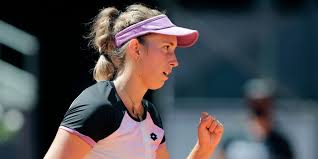 Elise mertens awaits after an even more dramatic comeback against jessica pegula. Elise Mertens Stuns Two Time Madrid Open Champion Simona Halep In The Third Round Tennis365