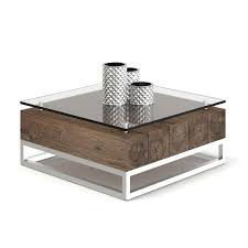 Traditional coffee table with wood frame, tempered glass tabletop and underneath storage shelf, white oak. Wood And Glass Coffee Table 3d Model Cgaxis 3d Models Store