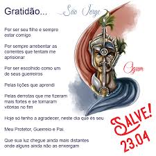 San jorge es el segundo santo más importante para cariocas y su fiesta se celebra con mucha emoción. Pin Em Espiritualidade