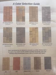 Check Out The Color Chart For Our Hydro Flo Pavers Hydro