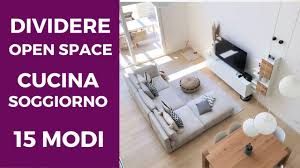 Un open space con colori caldi. Open Space Cucina Soggiorno 15 Modi Per Dividerlo Youtube