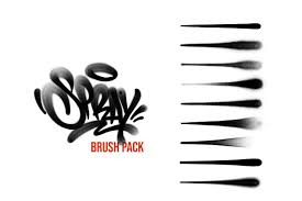Download Ad Spray Brush Pack For Procreate By Bakeroner On Creativemarket Realistic Spray Paint Brushes Designed By Gr Brush Paint Brushes Greeting Card Illustration