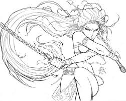 Heavenly Sword Fan Art Anime Character Design Heavenly Sword Sketch Book