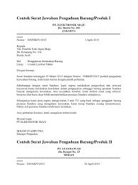 Surat penawaran harga bisa juga disebut sebagai alat pemasaran suatu produk atau jasa. Contoh Surat Jawaban Pengaduan Barang Docx