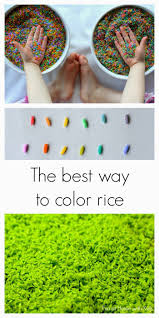 The Best Way To Color Rice A Comparison Of Two Methods Colored Rice Kids Sensory Sensory Play