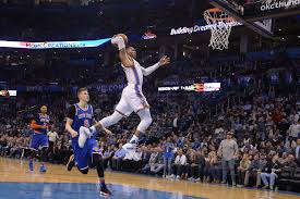 Russell westbrook is reportedly headed to the lakers, and kyle kuzma is getting traded for him. Westbrook Dunk