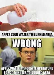 Use a moisturizing lotion, such as aloe vera, once the skin has cooled. Apply Cold Water To Burned Area Fotos Facebook