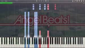 Angel Beats Opening My Soul Your Beats Synthesia Piano Hd Angel Beats Piano Songs Piano