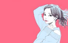 Use them in commercial designs under lifetime, perpetual & worldwide rights. Wallpaper Pink Girl Ilya Kuvshinov Aesthetic Images For Desktop Section Art Download