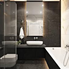 2 Masculine Interiors In Shades Of Grey Black Brown Bathroom Design Masculine Interior Design