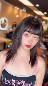 🫰🏻hime layered short cut, @kristinugget , #himecut #layerhaircut  #japanesehairstyle #shorthairstyle #bangs #faceframing #ochairstylist  #lahairstylist