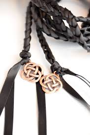 Black Celtic Knot Wedding Hand Fasting Binding Cord Divinity Braid Handfasting Ceremony Celtic Handfas Celtic Knot Wedding Celtic Wedding Wiccan Wedding