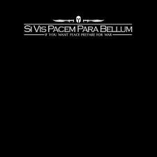 Relief at the entrance of the cultural center of the armies (former serviceman's casino) of madrid ( spain ), at 13 gran vía (a downtown avenue), showing the latin phrase si vis pacem, para bellum. Si Vis Pacem Para Bellum Men S Longsleeve Shirt Spreadshirt