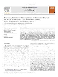 Homedepot.com has been visited by 1m+ users in the past month Pdf A Case Study For Influence Of Building Thermal Insulation On Cooling Load And Air Conditioning System In The Hot And Humid Regions