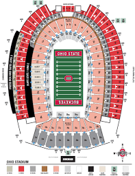 Ohio Stadium Seating Chart And Stadium Layout Section Gate