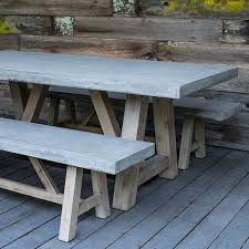 Bordeaux Concrete Top Table Outdoor Furniture Terra Patio Outdoor Dining Table Diy Outdoor Furniture Patio Table