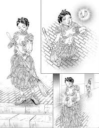 Page 1 Art Deco Illustration Character Design Inspiration Folklore Art