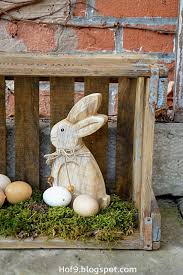 Osterdeko Natur Holzeier Tonkruge Tontopfe Diy Holzeier Osterdekoration Alte Holzkiste Holzkasten Dekoration Diy Osterschmuck Osterdeko Osterdekoration