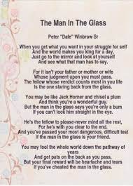 Maybe you would like to learn more about one of these? The Man In The Glass