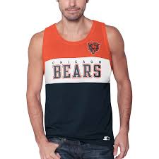 Men S Starter Navy Chicago Bears Highlight Reel Tank Top