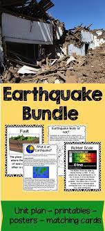 Earthquake Bundle Lesson Plans Activities Worksheets Teaching Lessons Plans Science Teaching Resources Earthquake