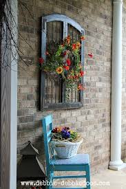 Dollar Tree Thrifty Spring Craft And Home Decor Ideas Spring Porch Decor Front Porch Decorating Porch Decorating