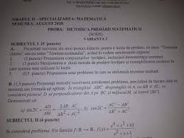 Ax2 + bx + c = 0 (1) unde a,b,c sunt numere reale, cu a ≠ 0. Subiecte Gradul 2 Matematica 2018 Jitaruionelblog Pregatire Bac Si Evaluarea Nationala 2021 La Matematica Si Alte Materii Materiale Lectii Formule Exercitii Rezolvate Matematica Gimnaziu Si Liceu Teste De Antrenament Edu Ro