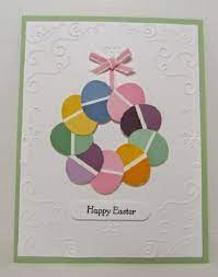 These yarn wrapped bunny cards are perfect for an easter crafting session. Fun Personalized Handmade Easter Card Designs 27 Easter Cards Handmade Diy Easter Cards Paint Chip Cards