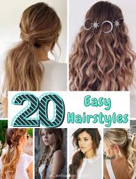 Adding a thin braid to your casual updo or braiding a simple crown headband to ennoble your everyday downdo won't take much of your precious time. Quick And Easy Hairstyles 20 Cute Hairstyles When You Re Running Late