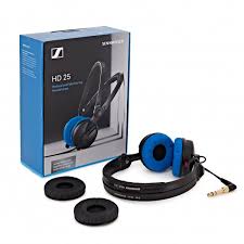 zɛnˈhaɪ̯zɐ) is a german privately held audio company specializing in the design and production of a wide range of high fidelity. Sennheiser Hd 25 Kopfhorer Limitierte Auflage Blau Gear4music
