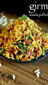 Girmit Recipe Masala Puffed Rice North Karnataka Mandakki Upkari Video Indian Food Recipes Puri Recipes Indian Food Recipes Vegetarian