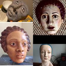 PK is doing paper mache today! Dirt and mess are part of the secret  ingredients to success!