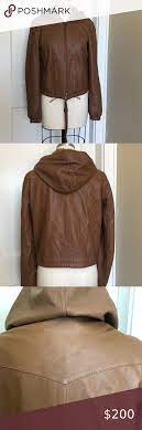 See By Chloe Leather Jacket Sz Us4 In 2020 Leather Jacket See By Chloe Leather Jacket With Hood