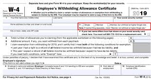 The income tax season is here and your days are numbered before the deadline to file your tax closes in on 30 april 2021. W 4 Employee S Withholding Certificate And Federal Income Tax Withholding For 2020 Sap Blogs