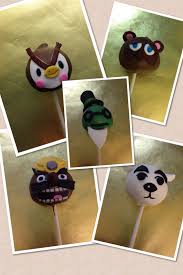 Animal Crossing Cake Pops Animal Crossing Kawaii Sweets Cake Pops