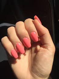 Choose from a number of bold shades in our collection. Coffin Acrylic Nails In Coral Reef Squoval Nails Coral Acrylic Nails Coral Nails