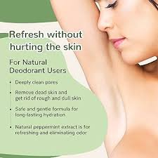 Amazon.com : Armpit Detox Scrub 8.8 oz with Peppermint, Aloe Vera and  Walnut Shell Powder, Underarm Scrub Helps