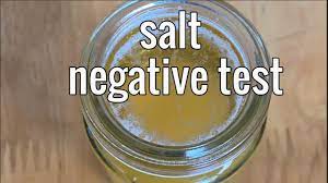 Salt Pregnancy Test Negative Pictures Salt Test For Pregnancy Negative Youtube