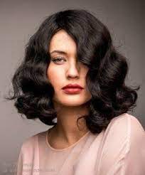 Vintage Inspired Shoulder Length Bob Hairstyle With Waves Finger Wave Hair Medium Hair Styles Hair Styles