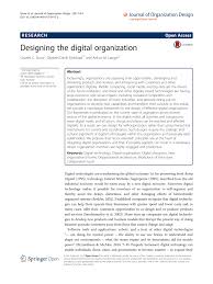Pdf Designing The Digital Organization