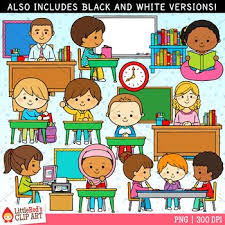 Black And White Homeschool Clipart Classroom Clip Art In 2020 Classroom Clipart Clip Art Classroom