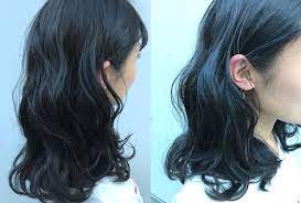 お堅め企業ol 黒髪セミロングは パーマ で垢抜け可能 美容師おすすめスタイリング剤も 黒髪パーマ スタイリング剤 ロングパーマ