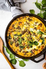 Sweet Potato Sausage Frittata Paleo Whole30 Recipe Sweet Potato Frittata Sausage Frittata Yummy Healthy Breakfast