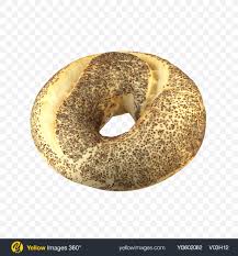 Download Poppy Seed Bagel Transparent Png On Yellow Images 360