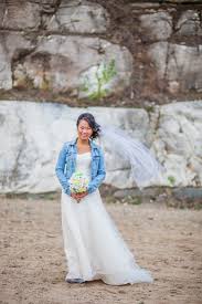 Country Bride In Jacket Bride Blogger Wedding Country Bride Your jacket jean wedding stock images are ready. bride blogger wedding